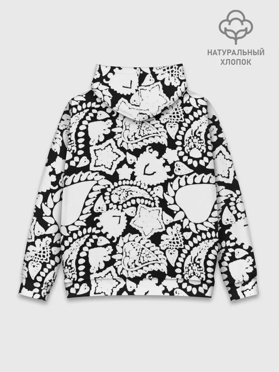 Худи мужской база хлопок / Фракталы