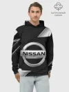 Худи мужской база хлопок / NISSAN / НИССАН / МЕТАЛЛ