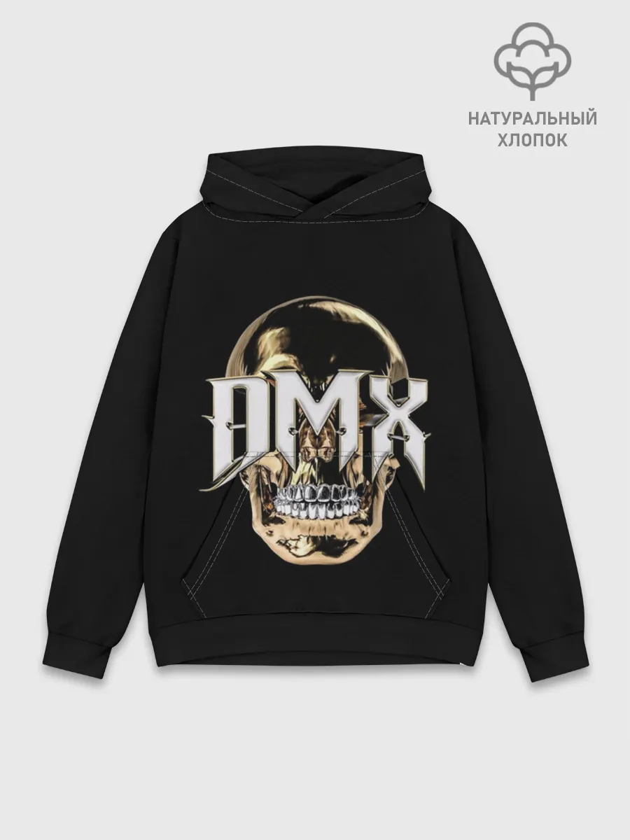 Худи мужской база хлопок / DMX Skull