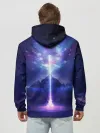 Худи мужской база хлопок / Яркий взрыв в космосе