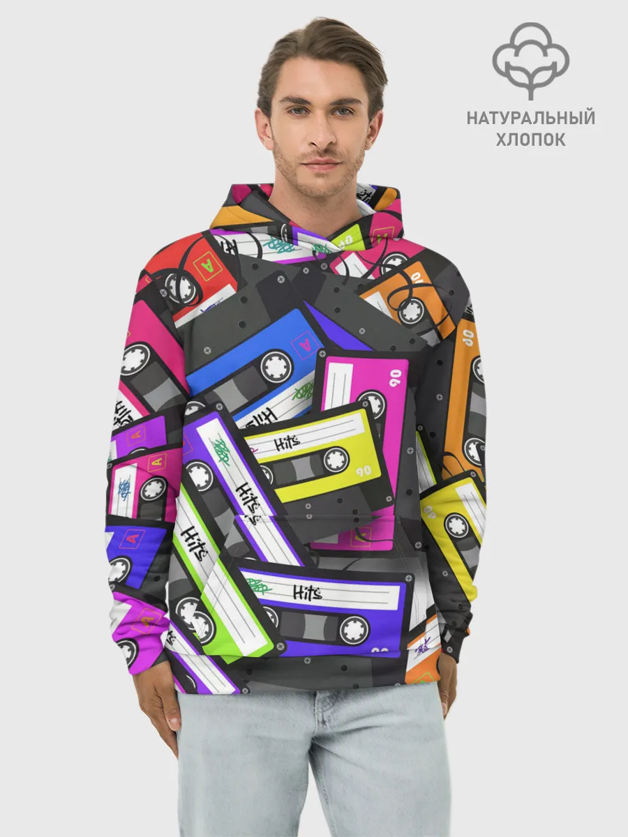 Худи мужской база хлопок / OLD SCHOOL