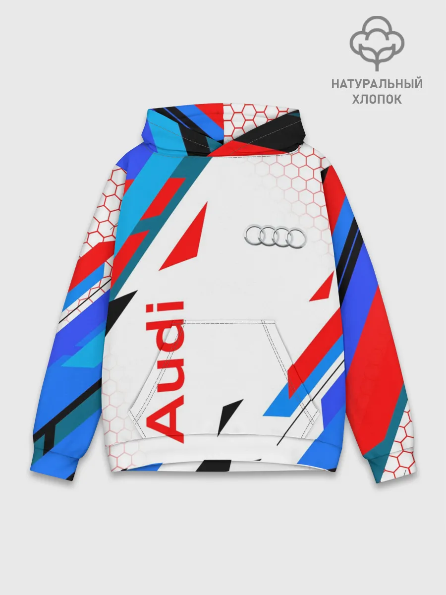 Худи мужской база хлопок / AUDI / АУДИ / SPORT