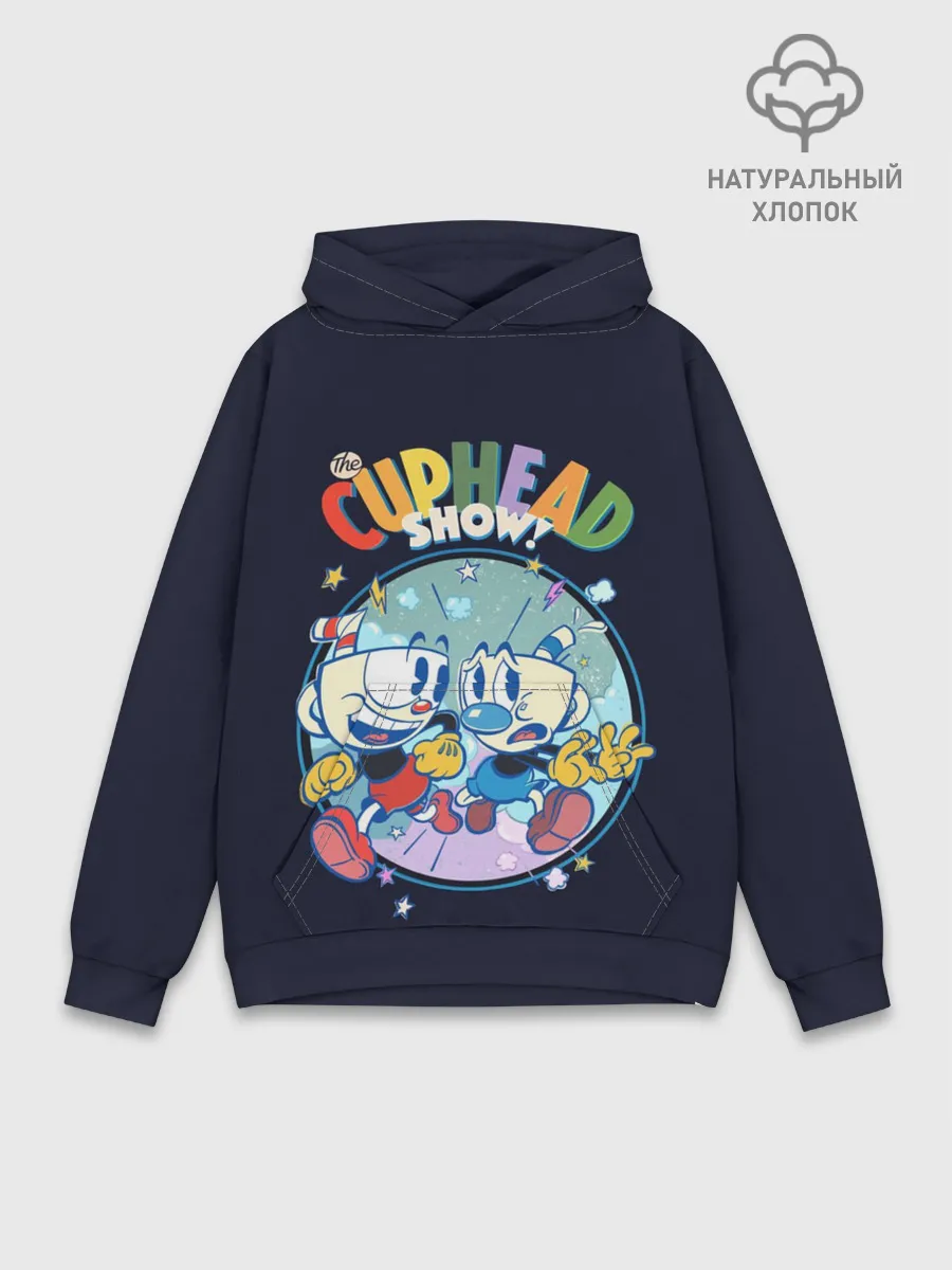 Худи мужской база хлопок / The Cuphead Show!