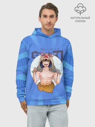 Худи мужской база хлопок / Иноске Хашибира Kimetsu no Yaiba