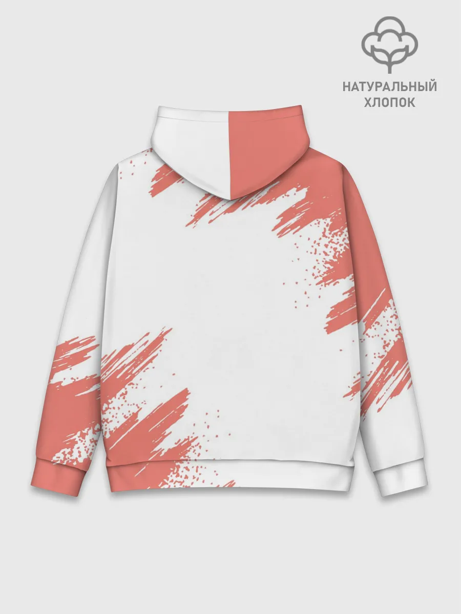 Худи мужской база хлопок / ЧЕРЕПАШКИ НИНДЗЯ - РАФАЭЛЬ