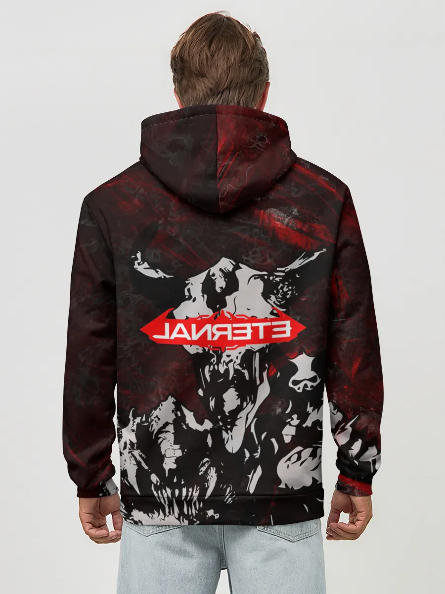 Худи мужской база хлопок / DOOM ETERNAL DEMONS