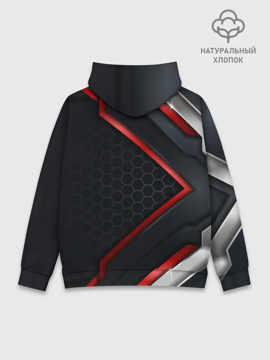 Худи мужской база хлопок / luxury Black 3D СОТЫ