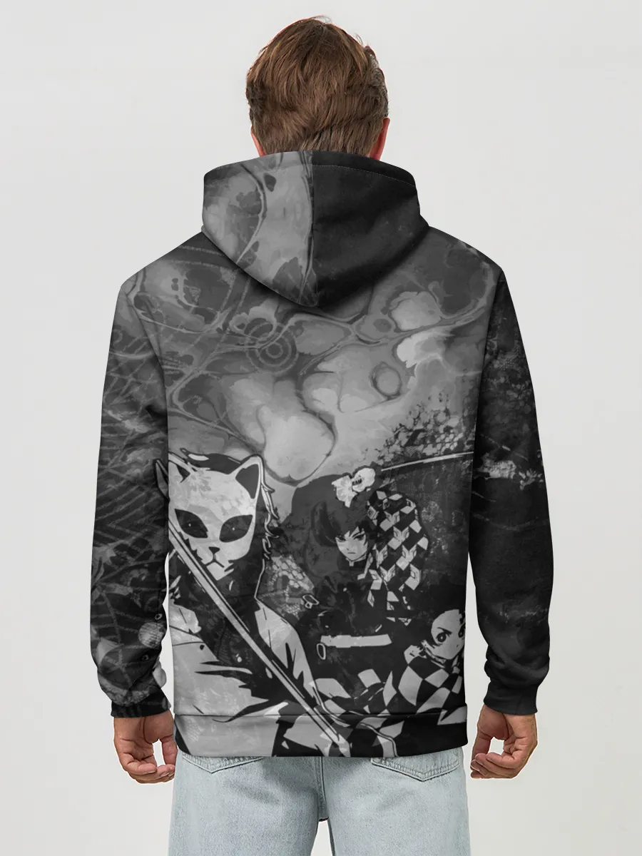 Худи мужской база хлопок / The demons must die