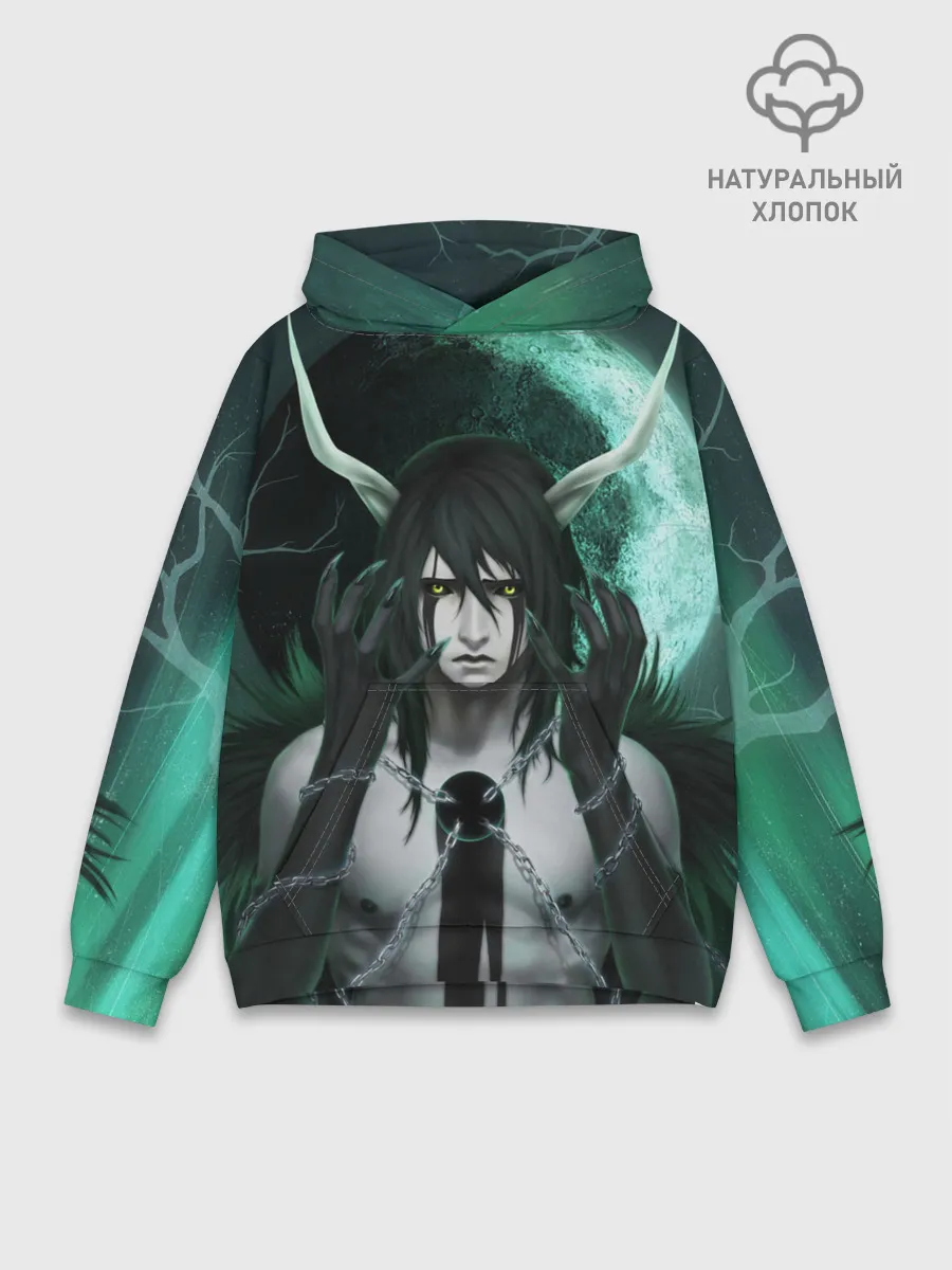 Худи мужской база хлопок / Ulquiorra Schiffer Bleach