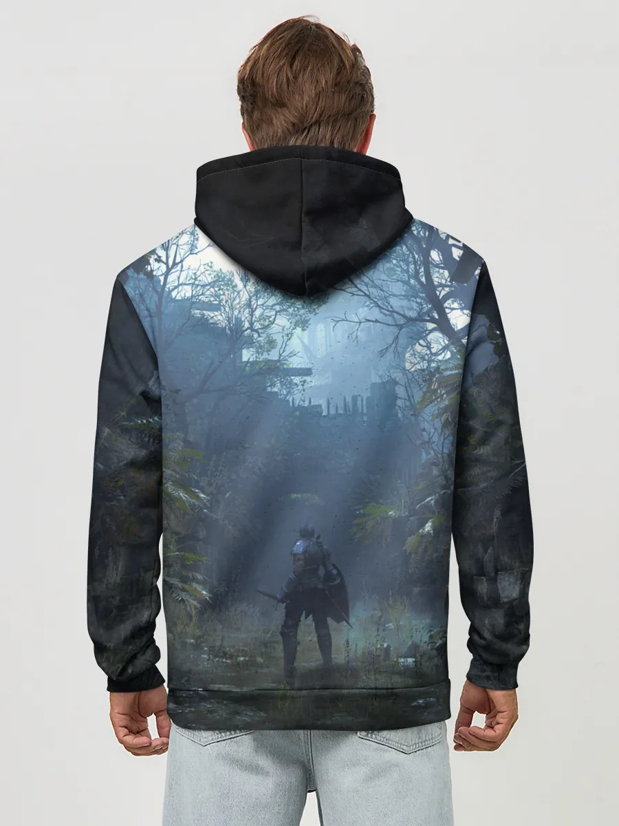 Худи мужской база хлопок / Demons Souls art