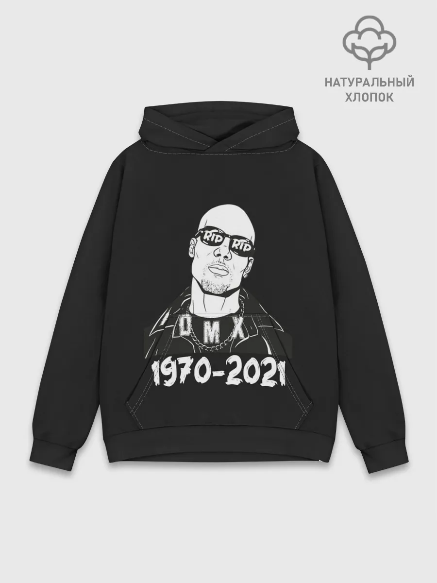 Худи мужской база хлопок / RIP DMX
