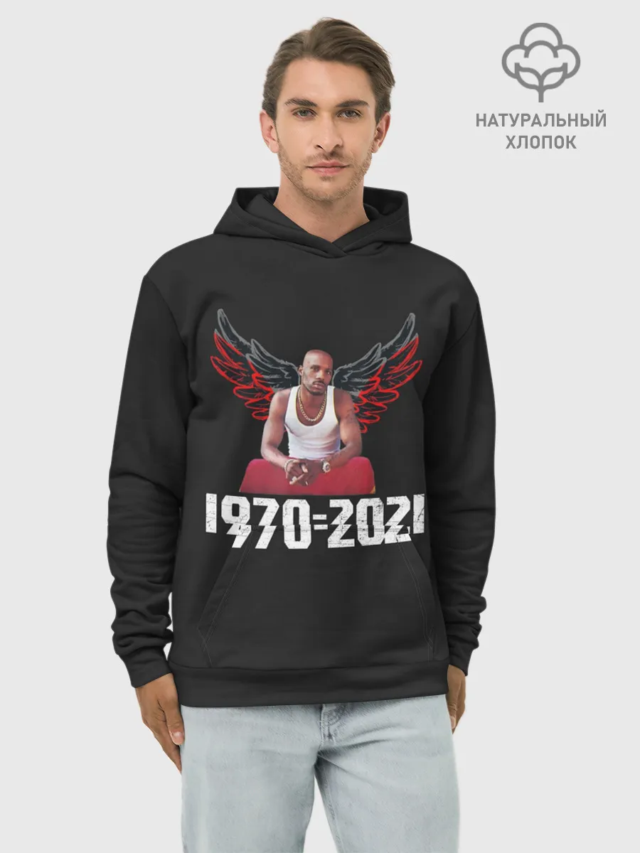 Худи мужской база хлопок / Покойся с миром. DMX