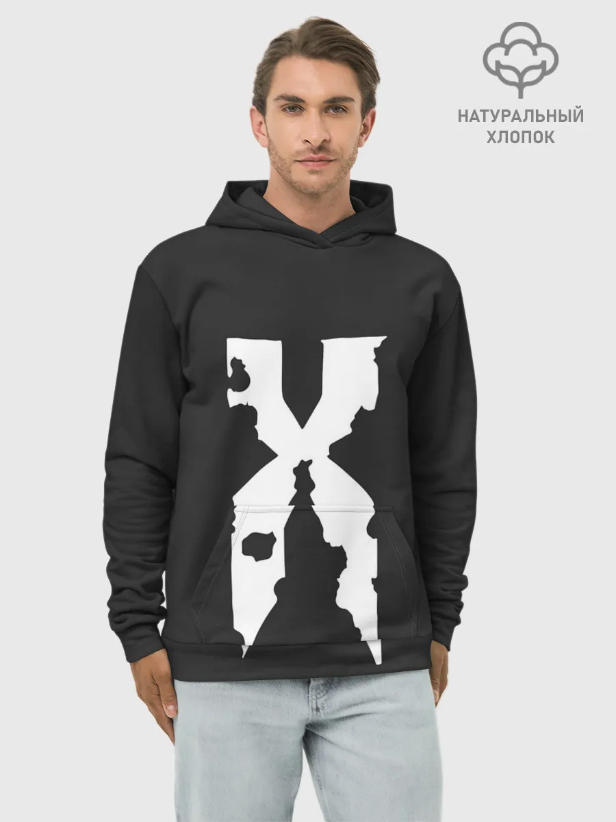 Худи мужской база хлопок / The X