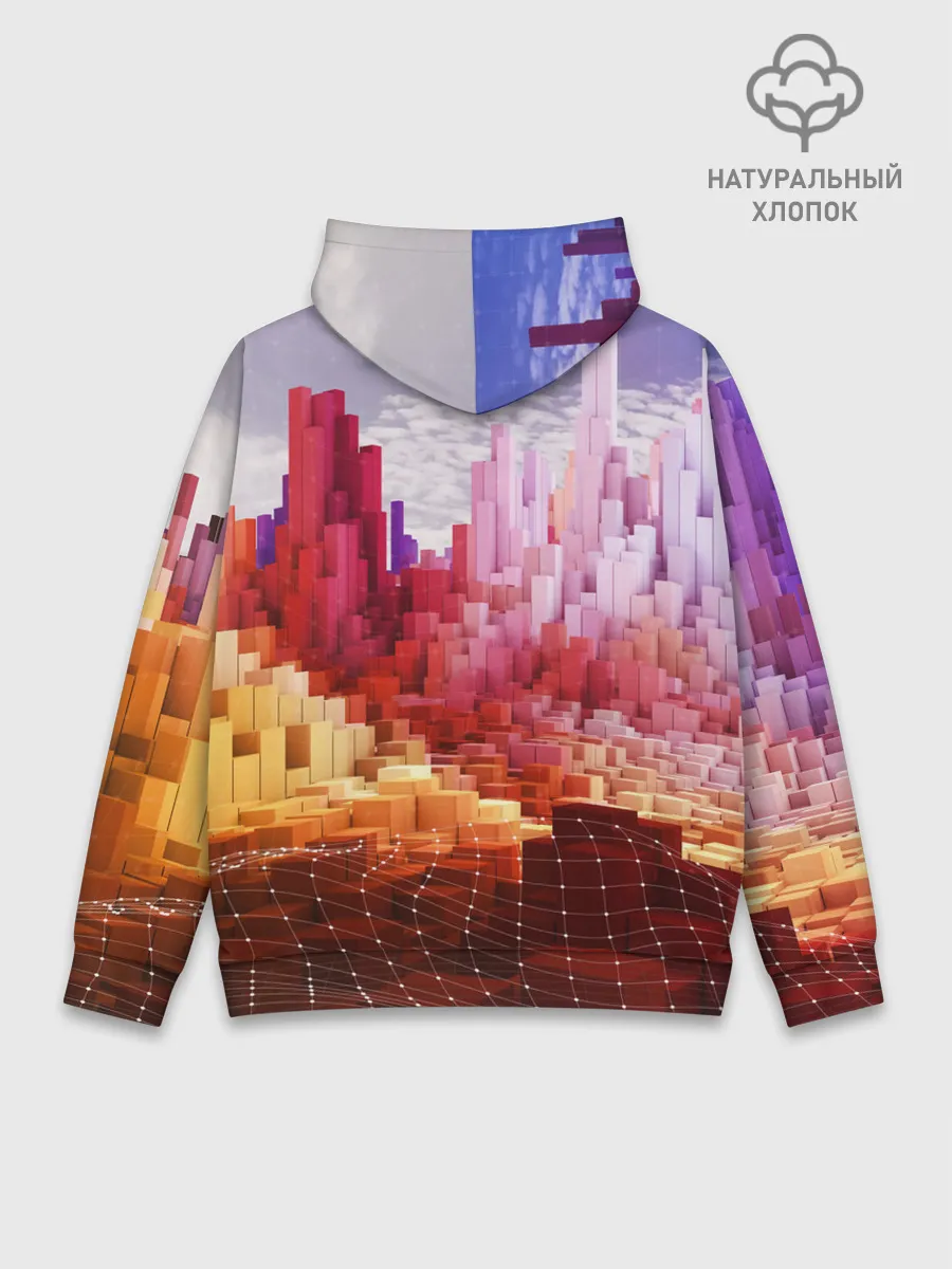 Худи мужской база хлопок / Симуляция города