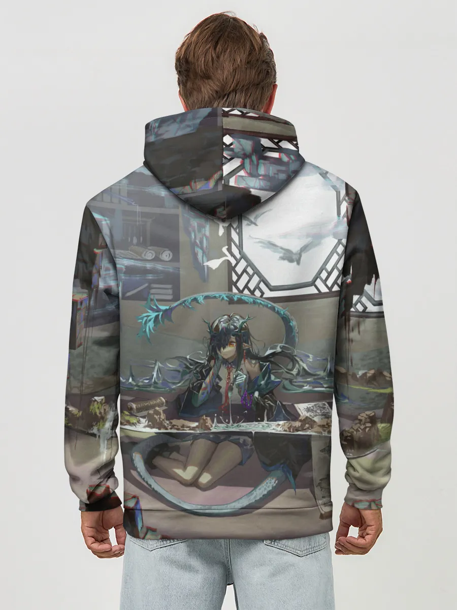 Худи мужской база хлопок / Arknights Clay