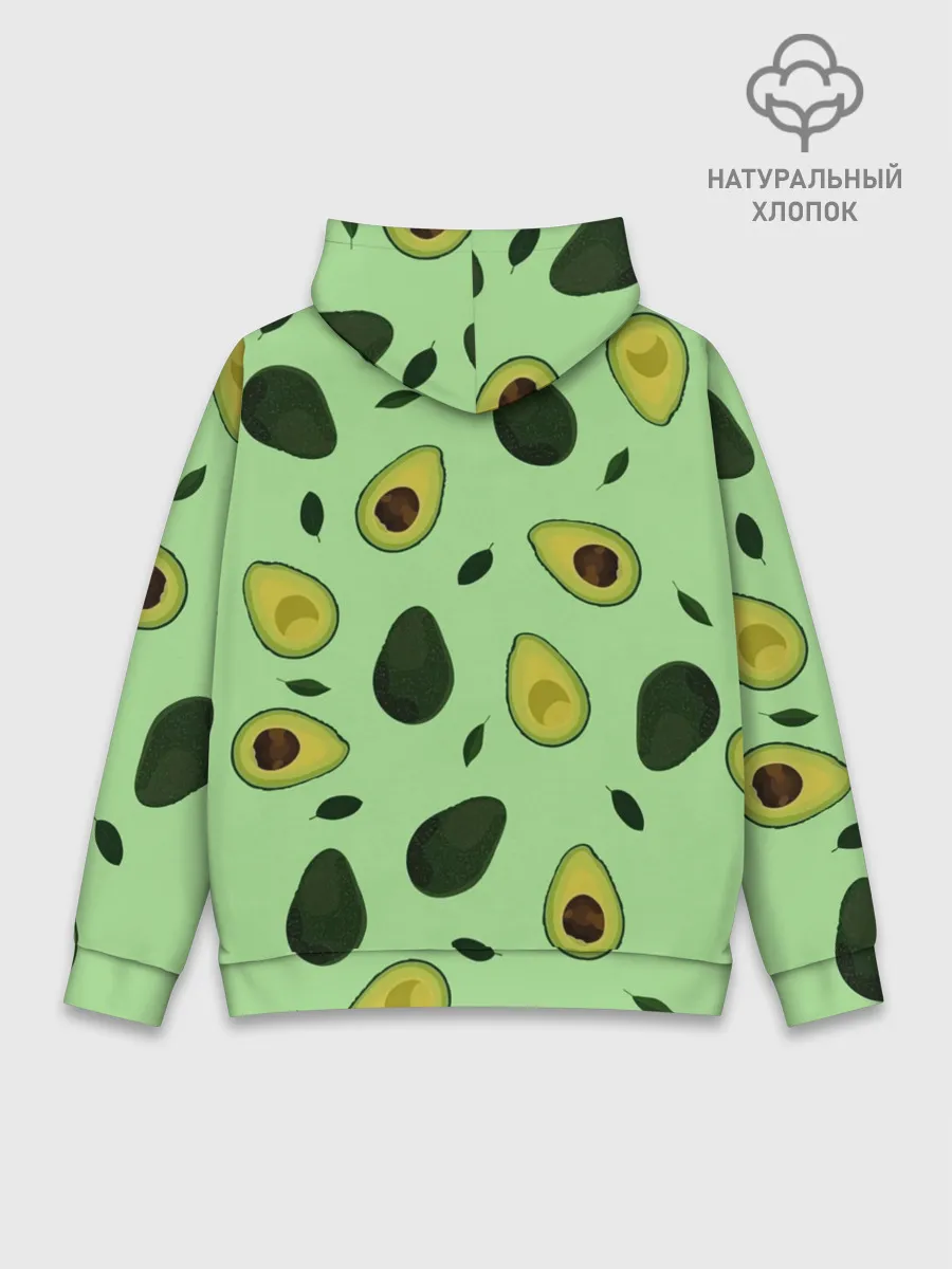 Худи мужской база хлопок / Авокадо