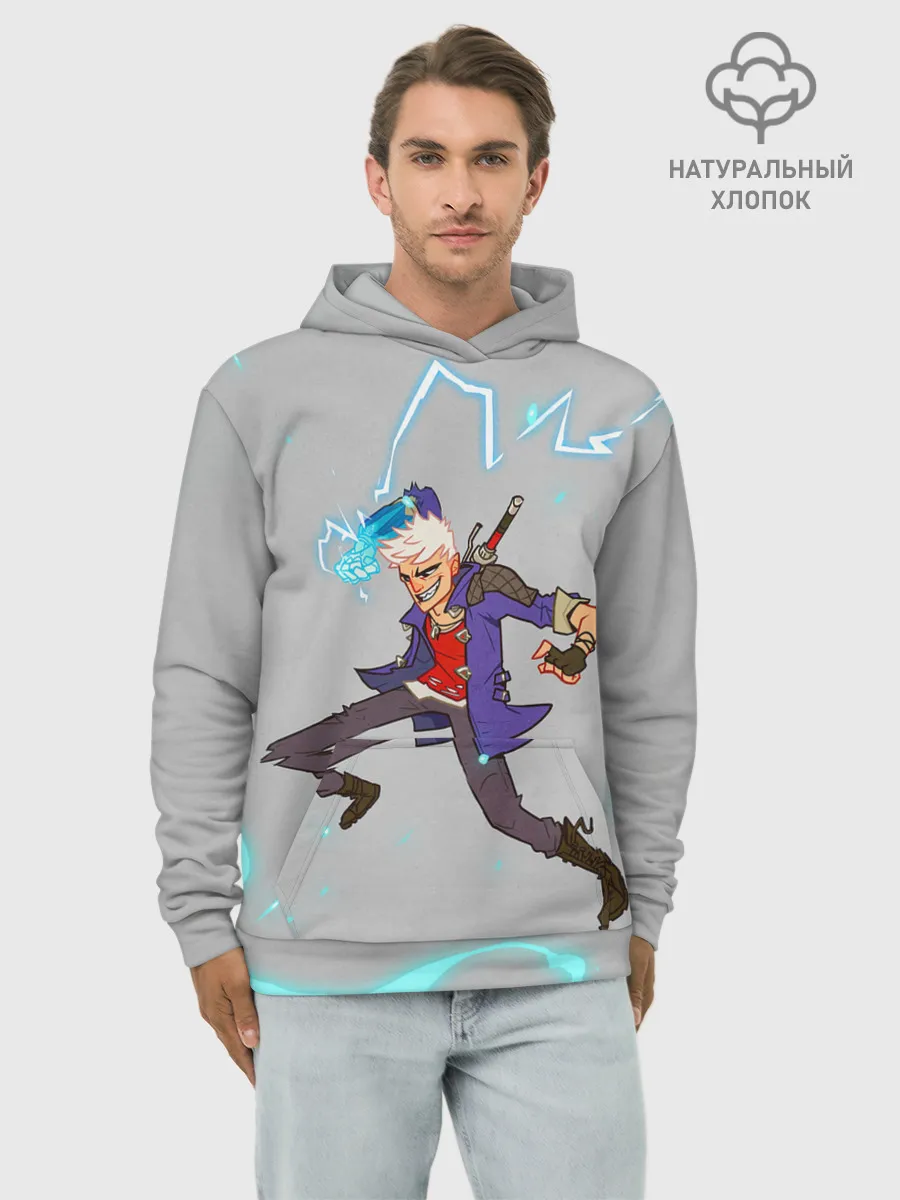 Худи мужской база хлопок / Арт Неро