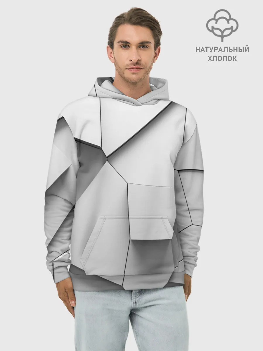 Худи мужской база хлопок / Слом плитки