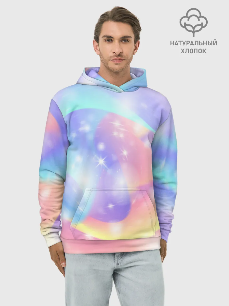 Худи мужской база хлопок / Волшебные тропы