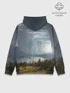 Худи мужской база хлопок / Фантастический пейзаж