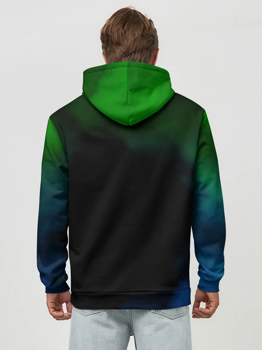 Худи мужской база хлопок / Гию и Танджиро Kimetsu no Yaiba