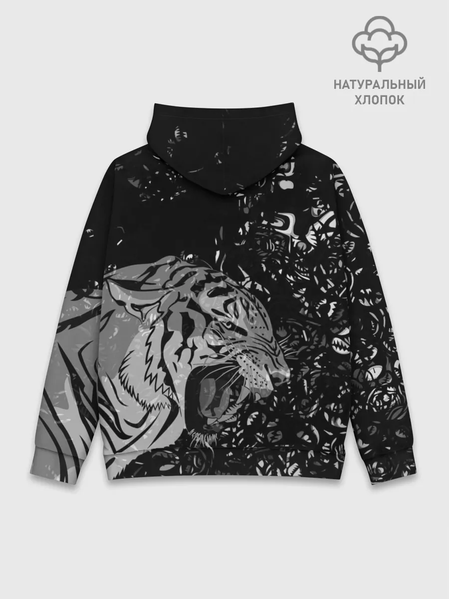 Худи мужской база хлопок / WILD / ДИКИЙ