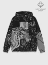 Худи мужской база хлопок / WILD / ДИКИЙ