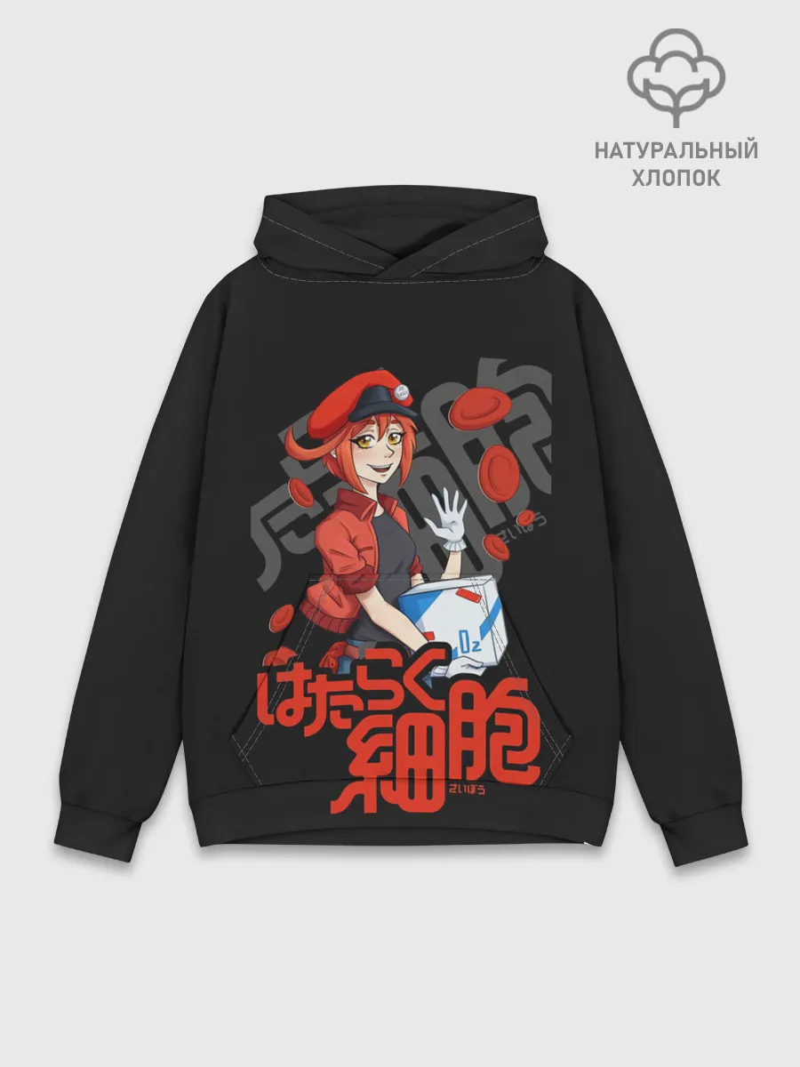 Худи мужской база хлопок / Эритроцит