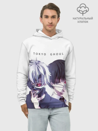 Худи мужской база хлопок / Токийский гуль