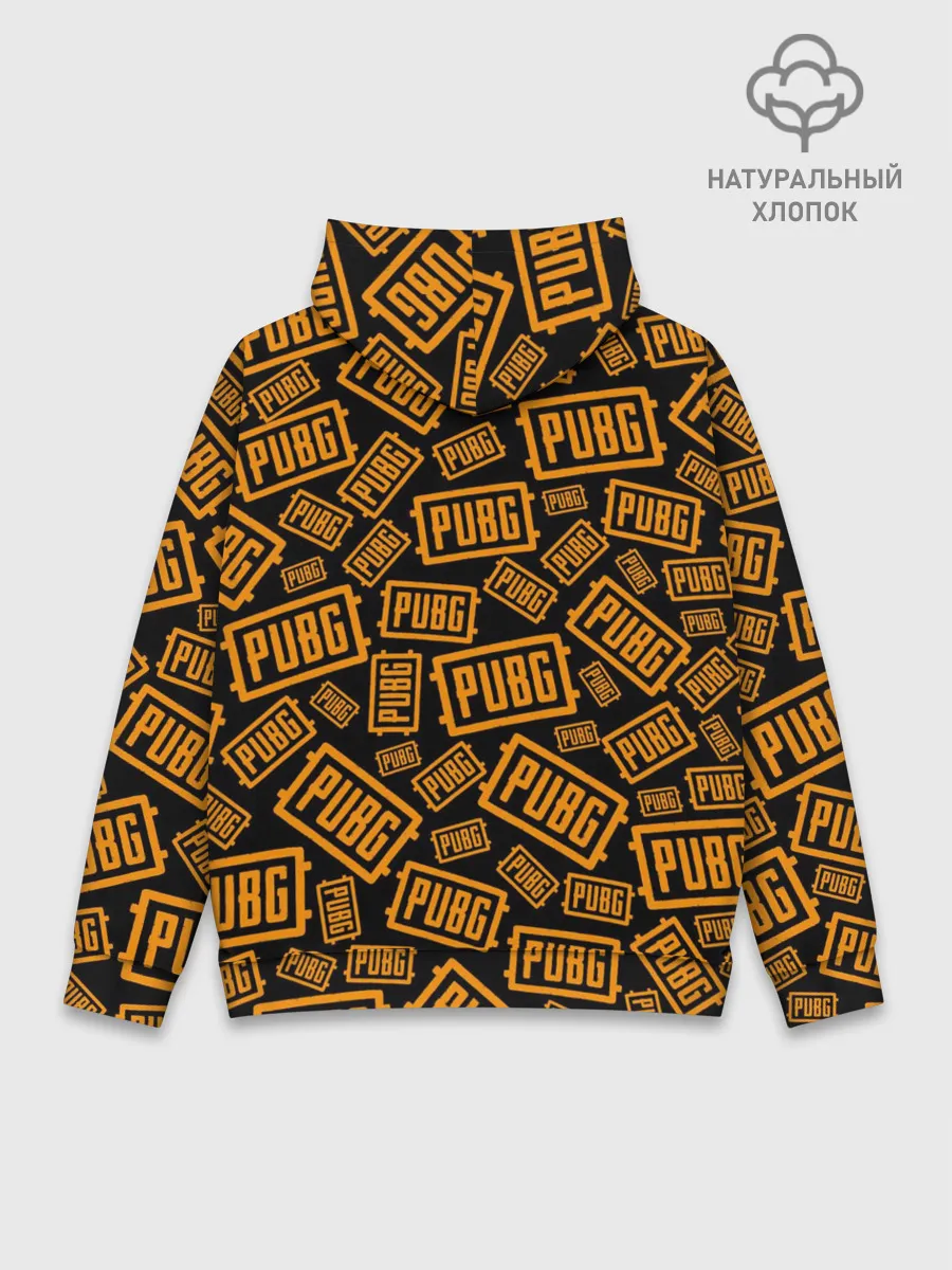 Худи мужской база хлопок / PUBG / ПАБГ / УЗОР
