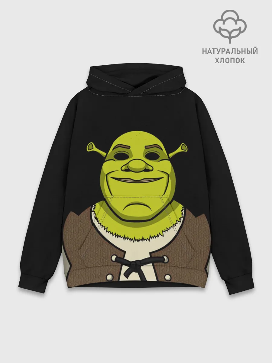 Худи мужской база хлопок / Шрэк
