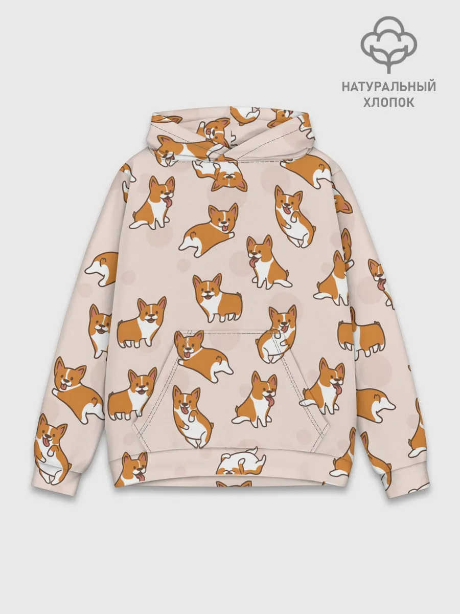 Худи мужской база хлопок / Корги | Разные