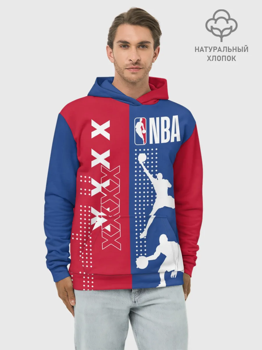 Худи мужской база хлопок / NBA