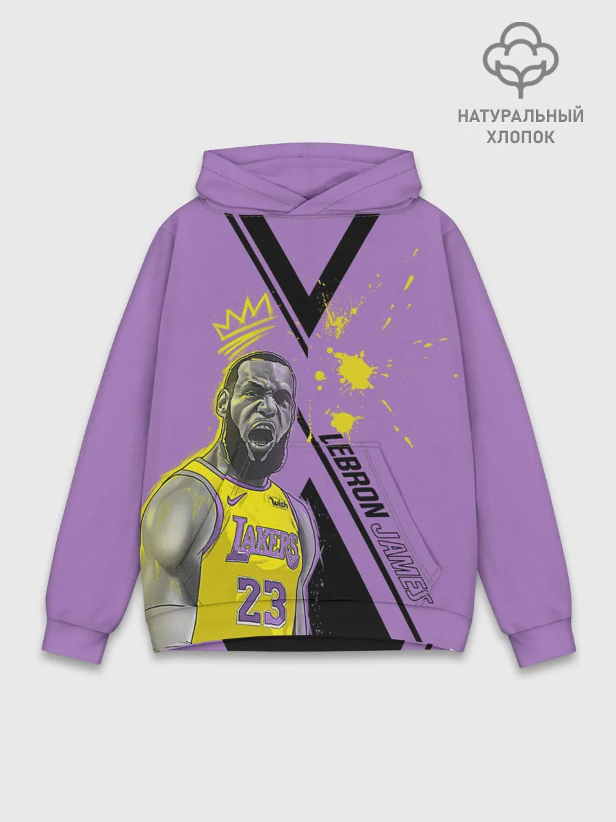 Худи мужской база хлопок / леброн джеймс