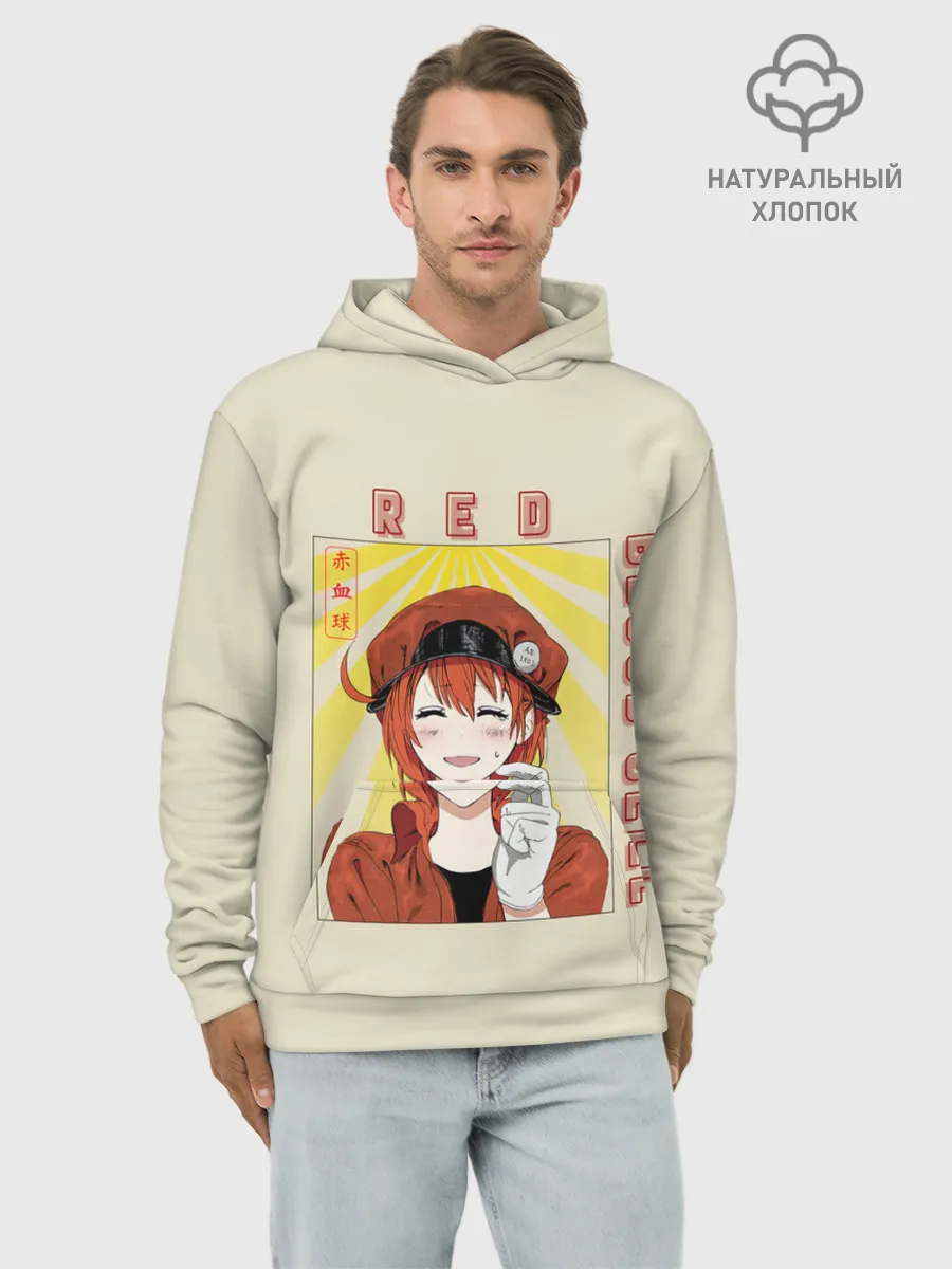 Худи мужской база хлопок / Blood cell