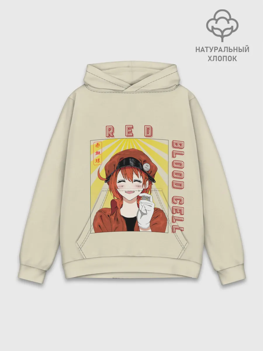 Худи мужской база хлопок / Blood cell