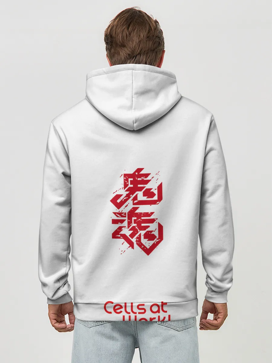 Худи мужской база хлопок / Команда клеток