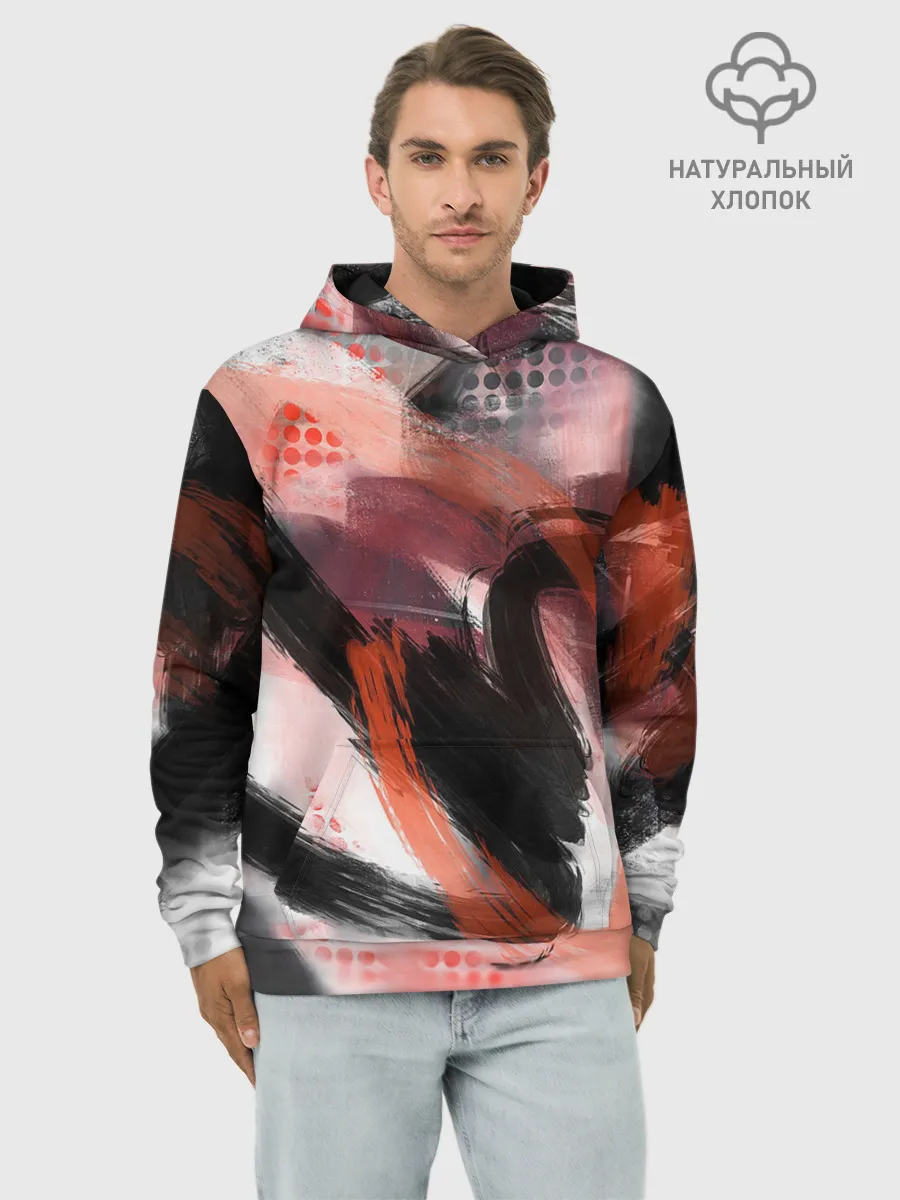 Худи мужской база хлопок / MAY