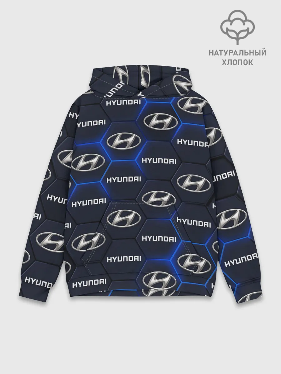 Худи мужской база хлопок / HYUNDAI / ХЕНДАЙ / 3D ПЛИТЫ