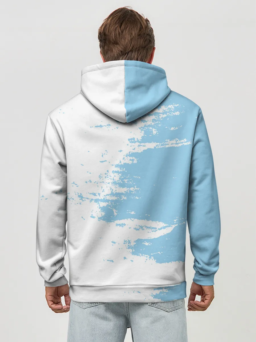 Худи мужской база хлопок / Сборная Уругвая