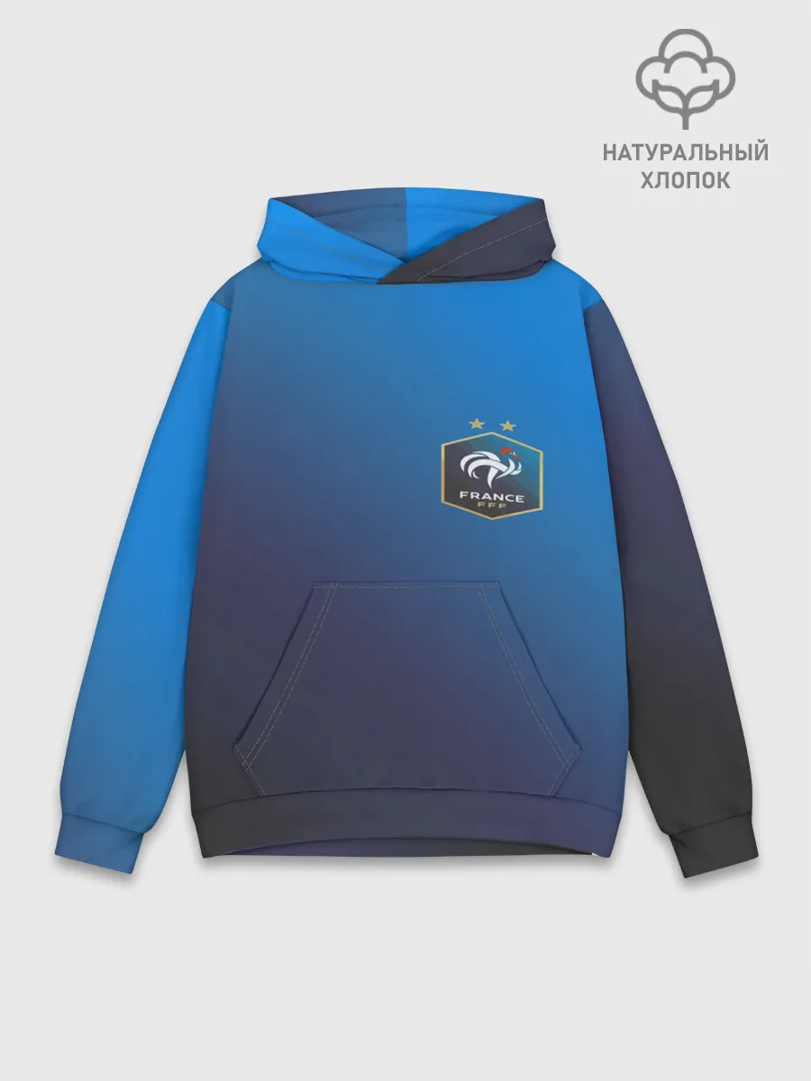 Худи мужской база хлопок / Сборная Франции