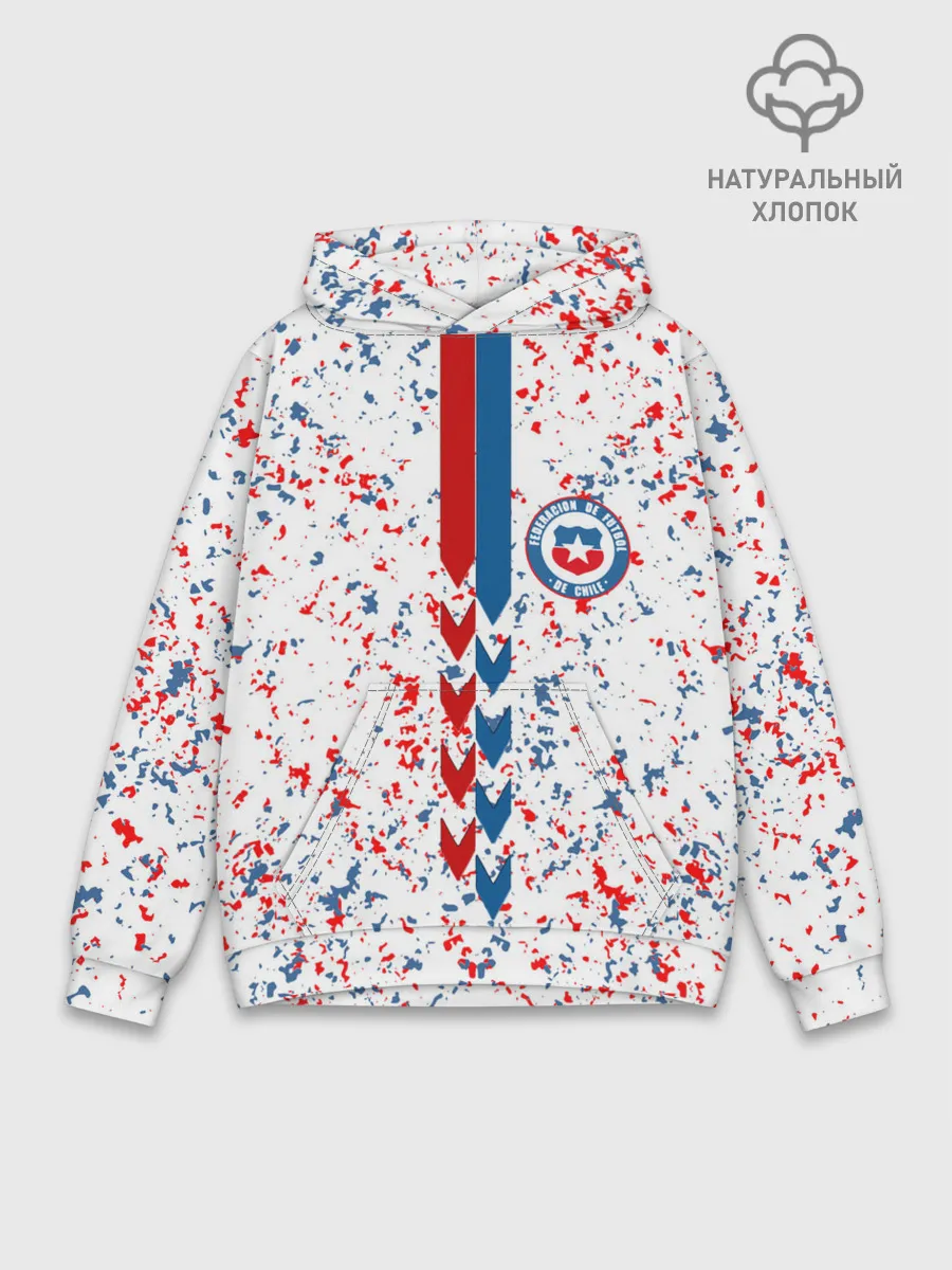 Худи мужской база хлопок / Сборная Чили.