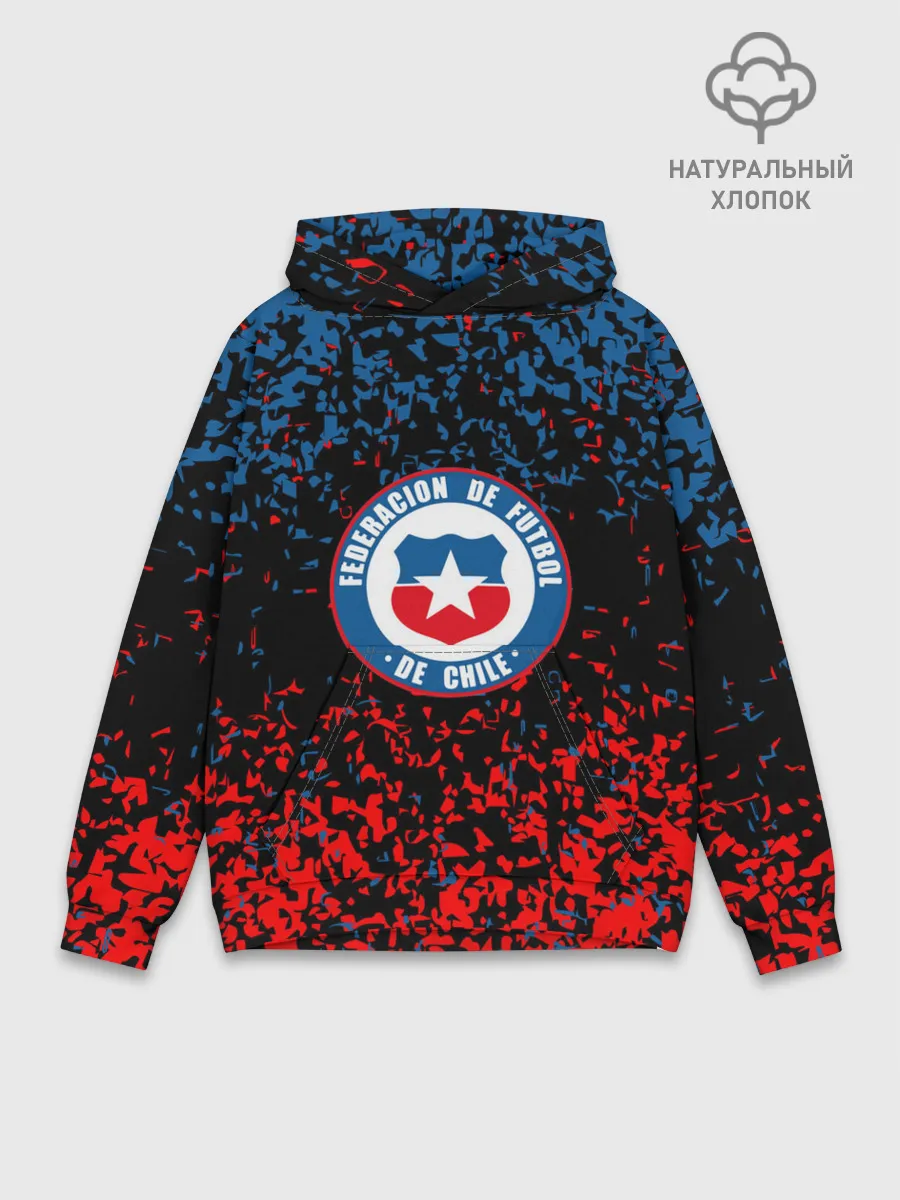Худи мужской база хлопок / Сборная Чили