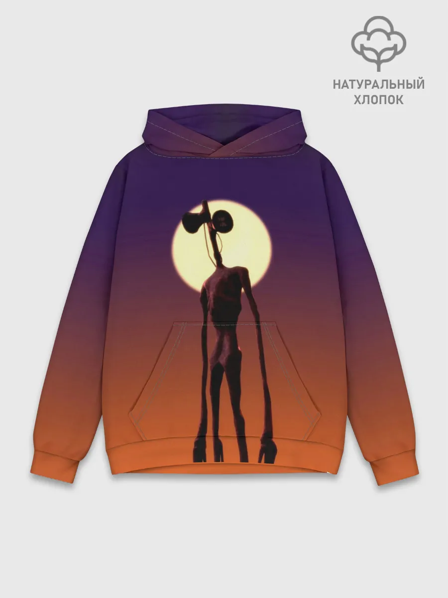 Худи мужской база хлопок / Сиреноголовый | Хоррор