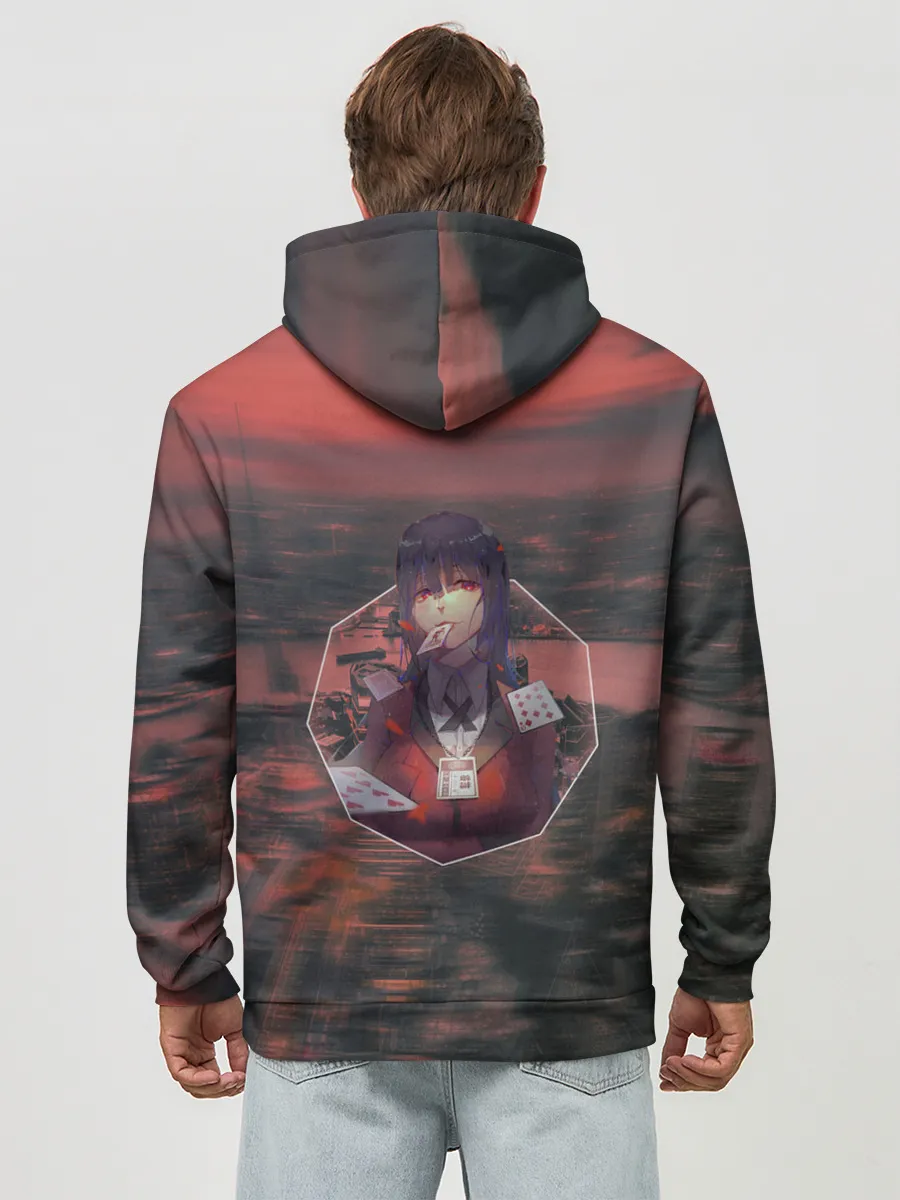 Худи мужской база хлопок / Kakegurui Yumeko Jabami art