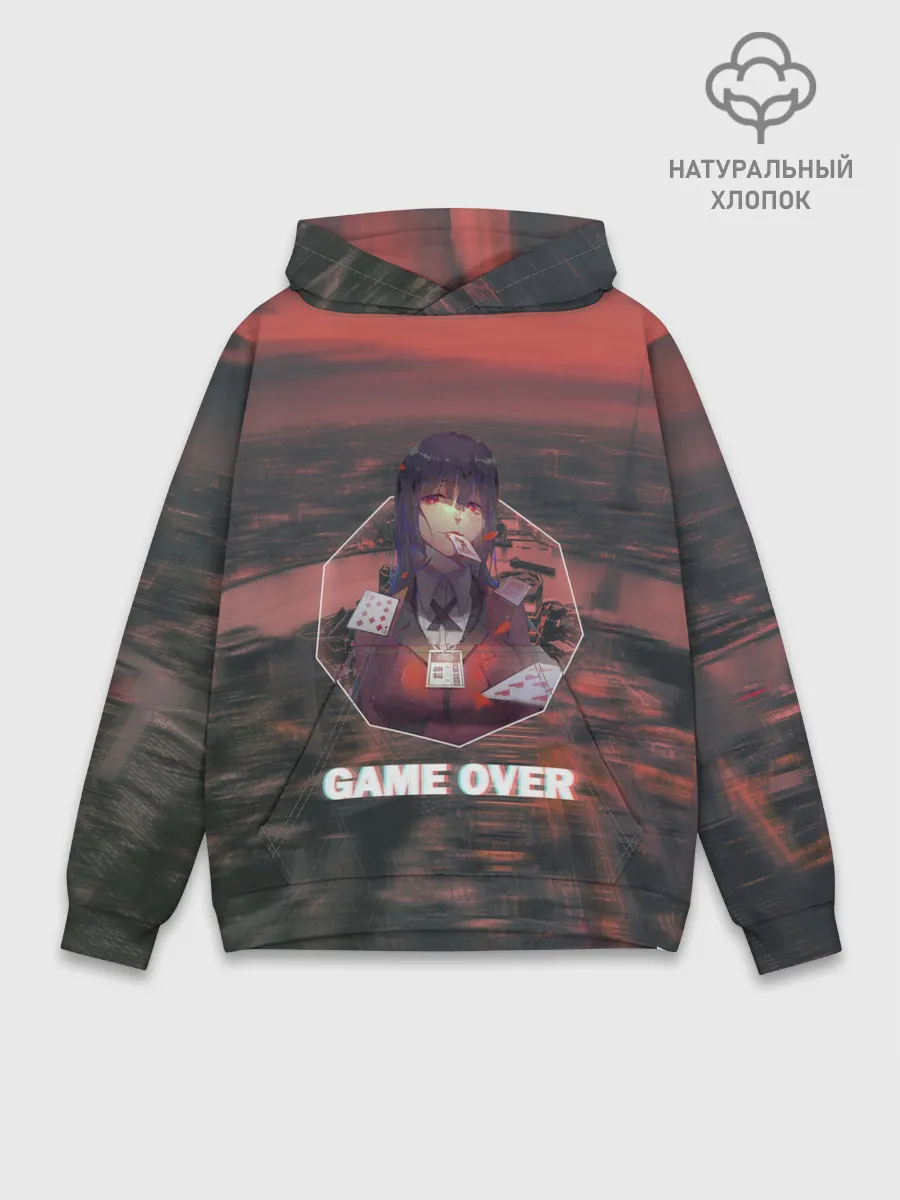 Худи мужской база хлопок / Kakegurui Yumeko Jabami art
