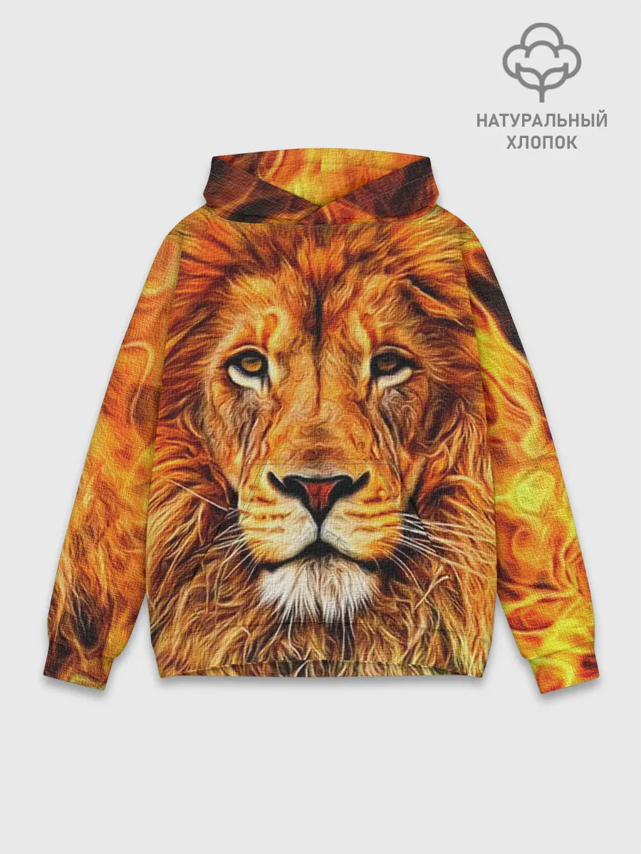 Худи мужской база хлопок / LION
