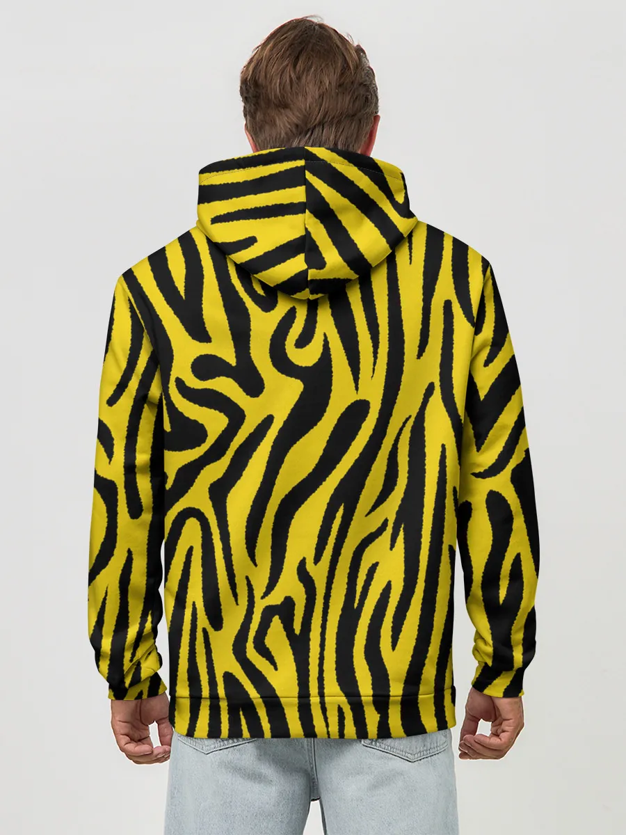 Худи мужской база хлопок / Тигровые полоски