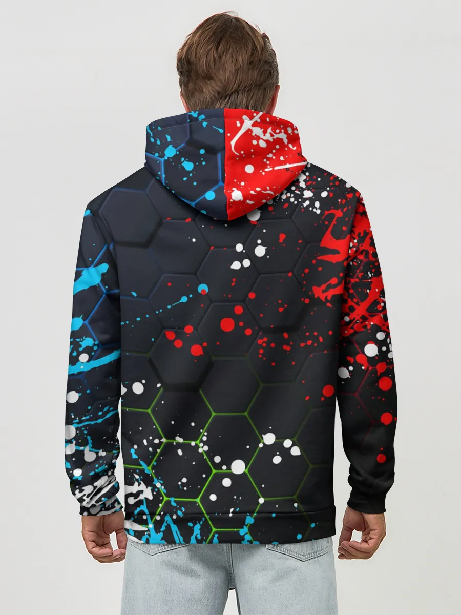 Худи мужской база хлопок / PUBG / ПАБГ / ПОРТРЕТ