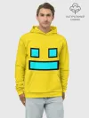Худи мужской база хлопок / Geometry Dash Smile
